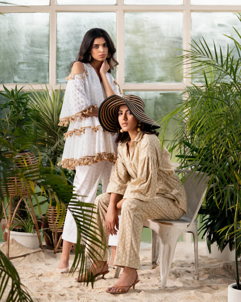 Linen Co Ord Set : Trisara Clothing