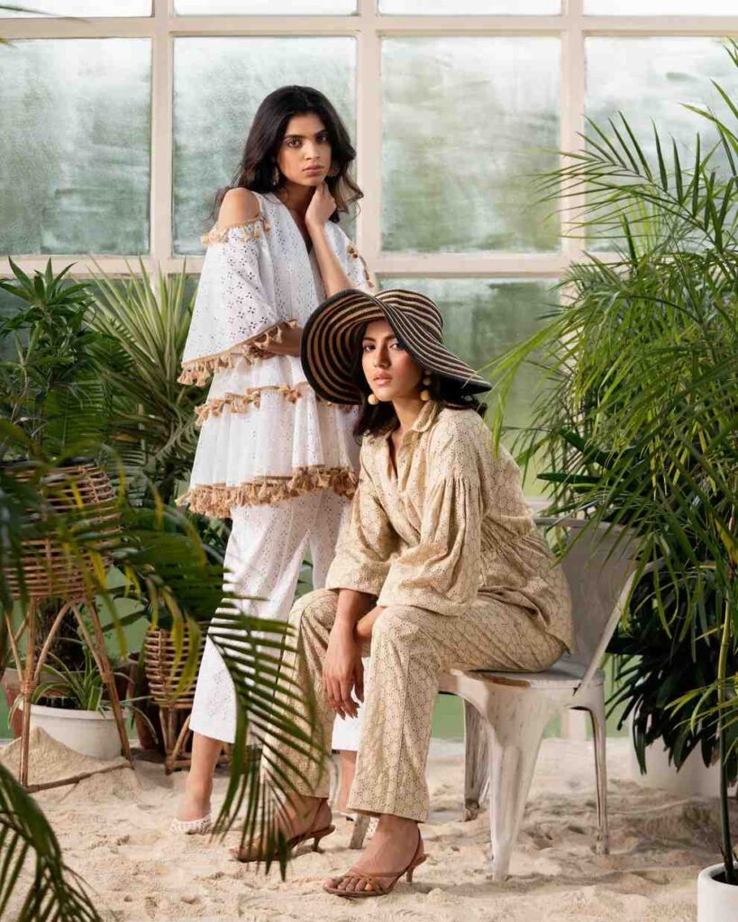 Linen Co-Ord Set for Women : Trisara Clothing