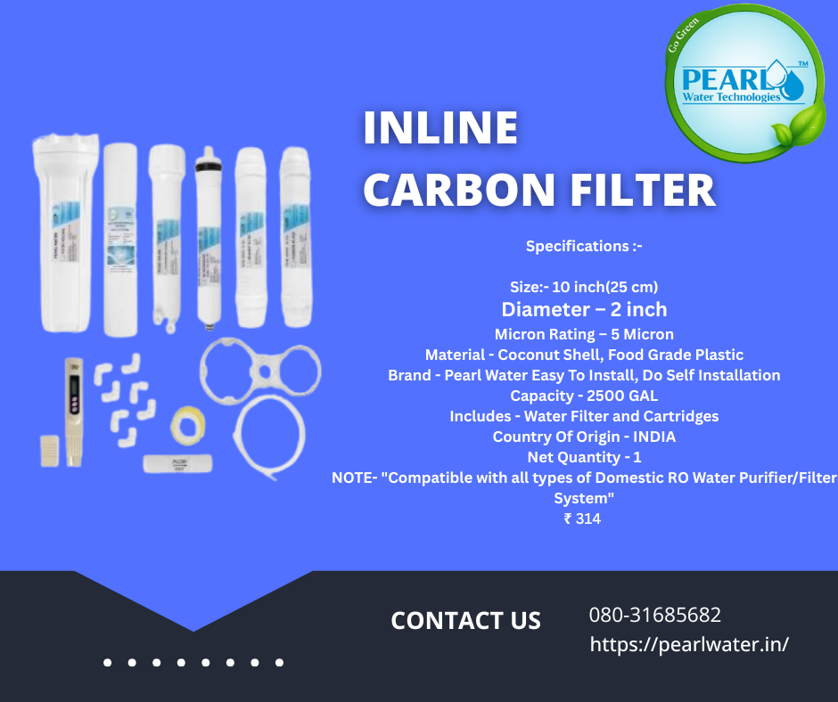 Inline Carbon Filter | Pearl Water Technologies